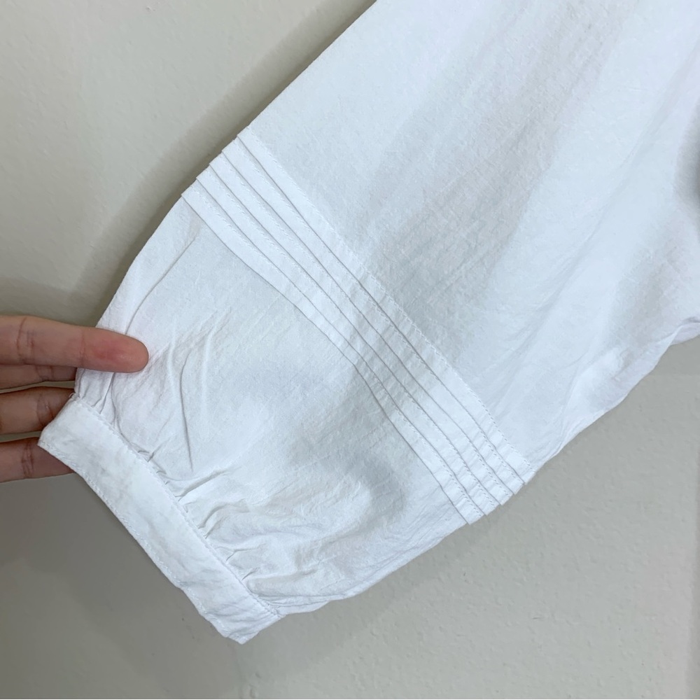 Natalie Martin Sammie Maxi Dress (Sz S) Cotton Voile White - Picture 6 of 16